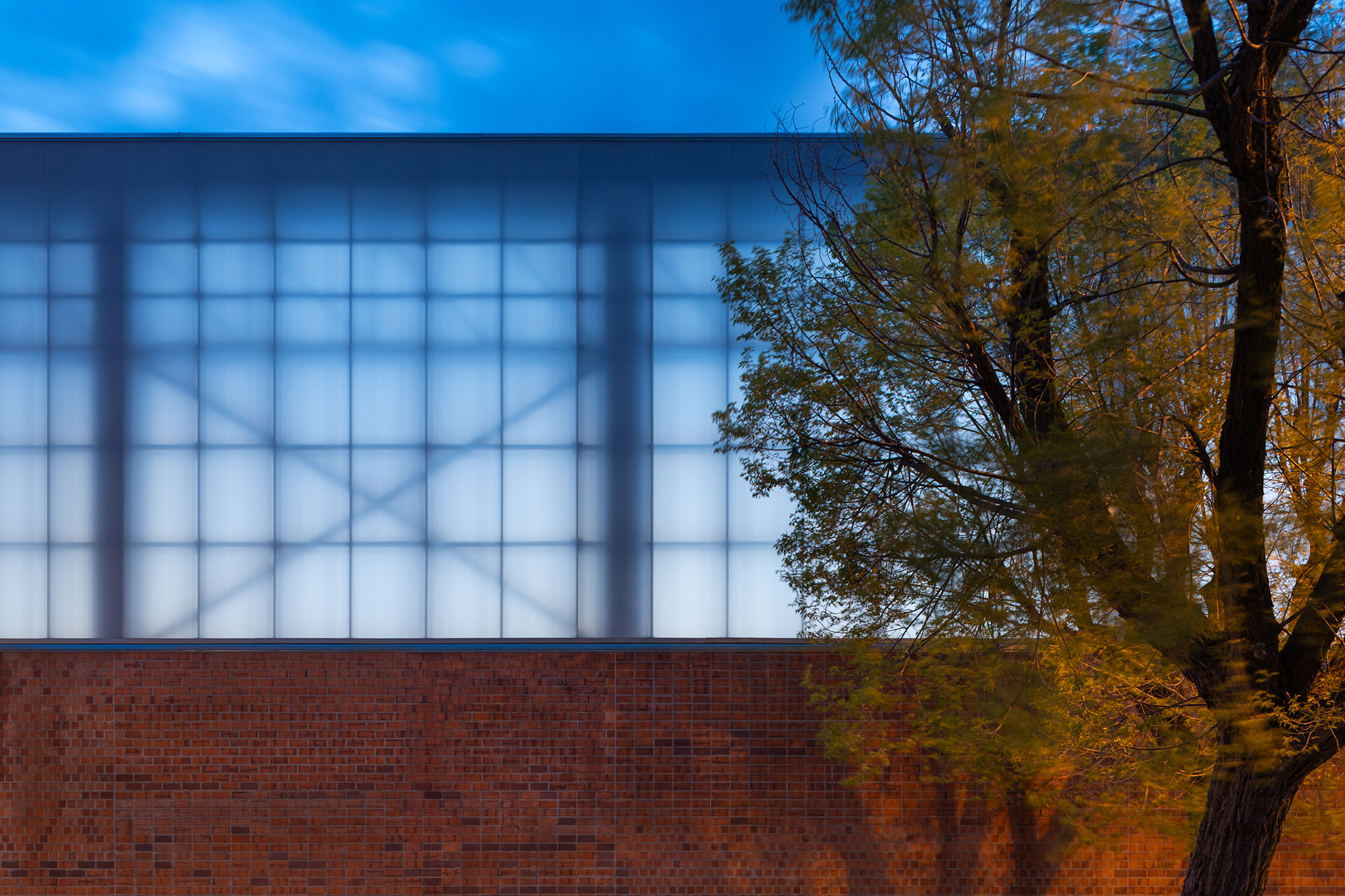 Detalle pabellón Polideportivo Carlos Soria Ávila